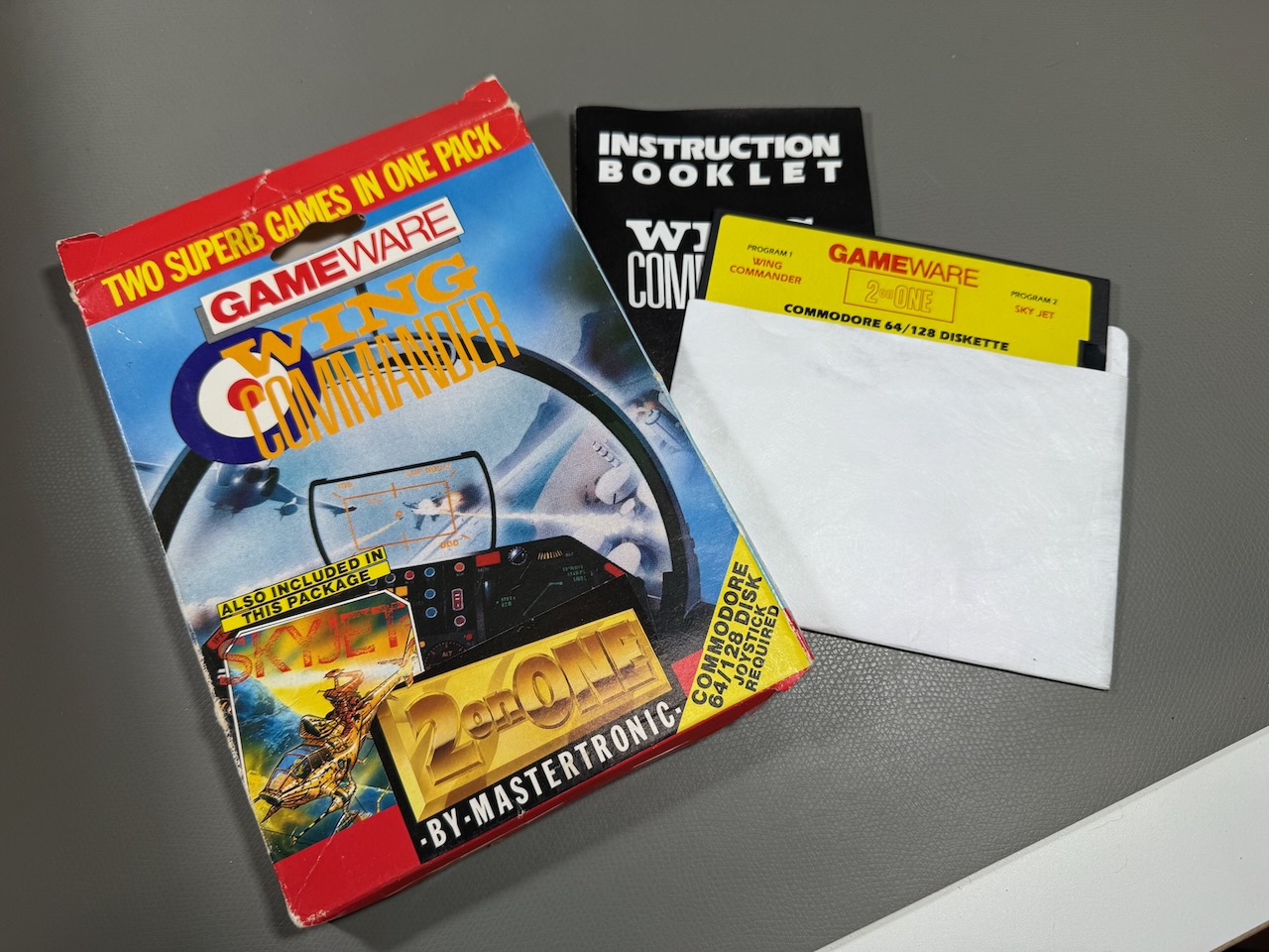 GameWare by Mastertronic: Wing Commander and Skyjet