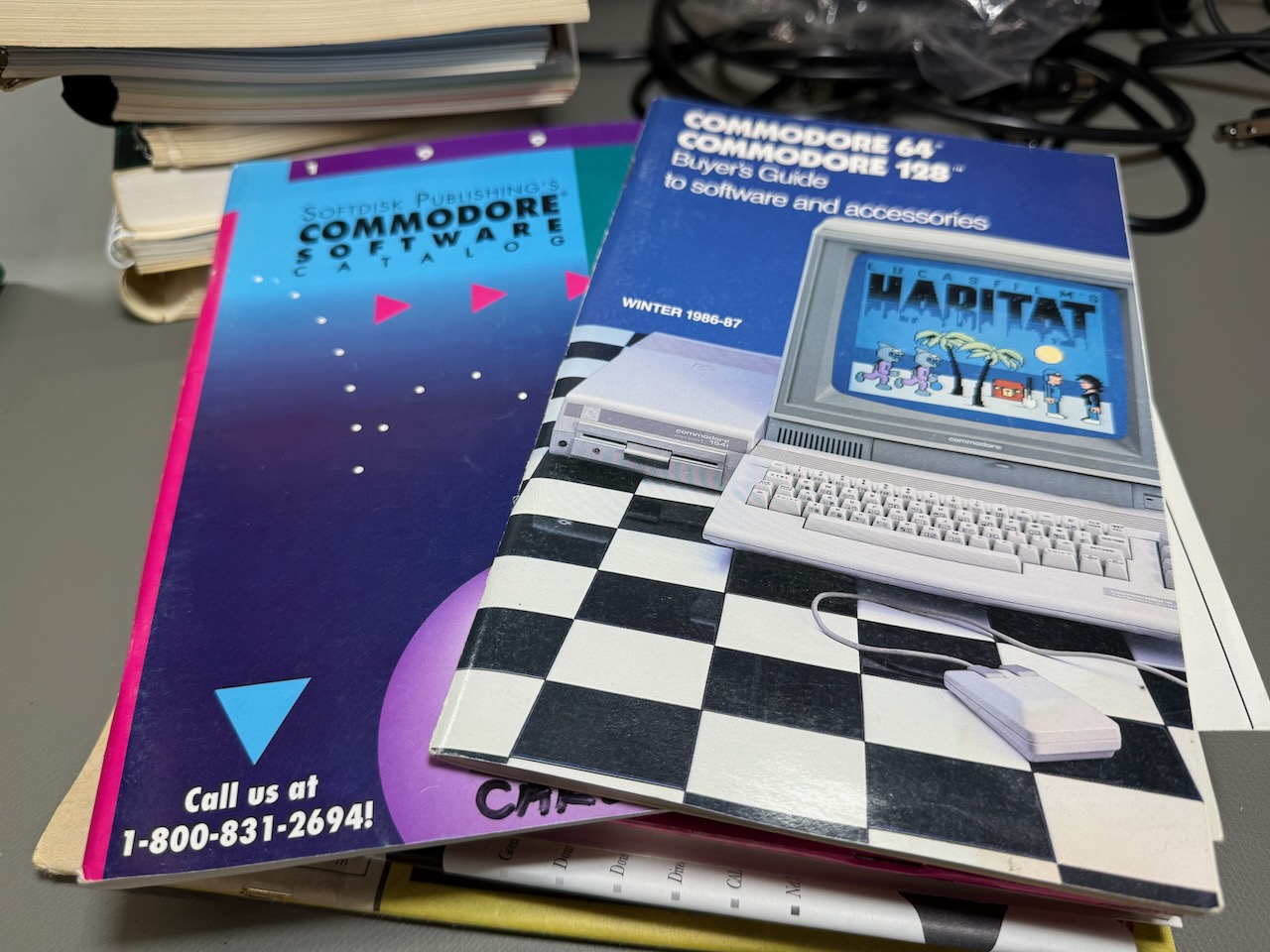 Commodore software and accessories catalogs