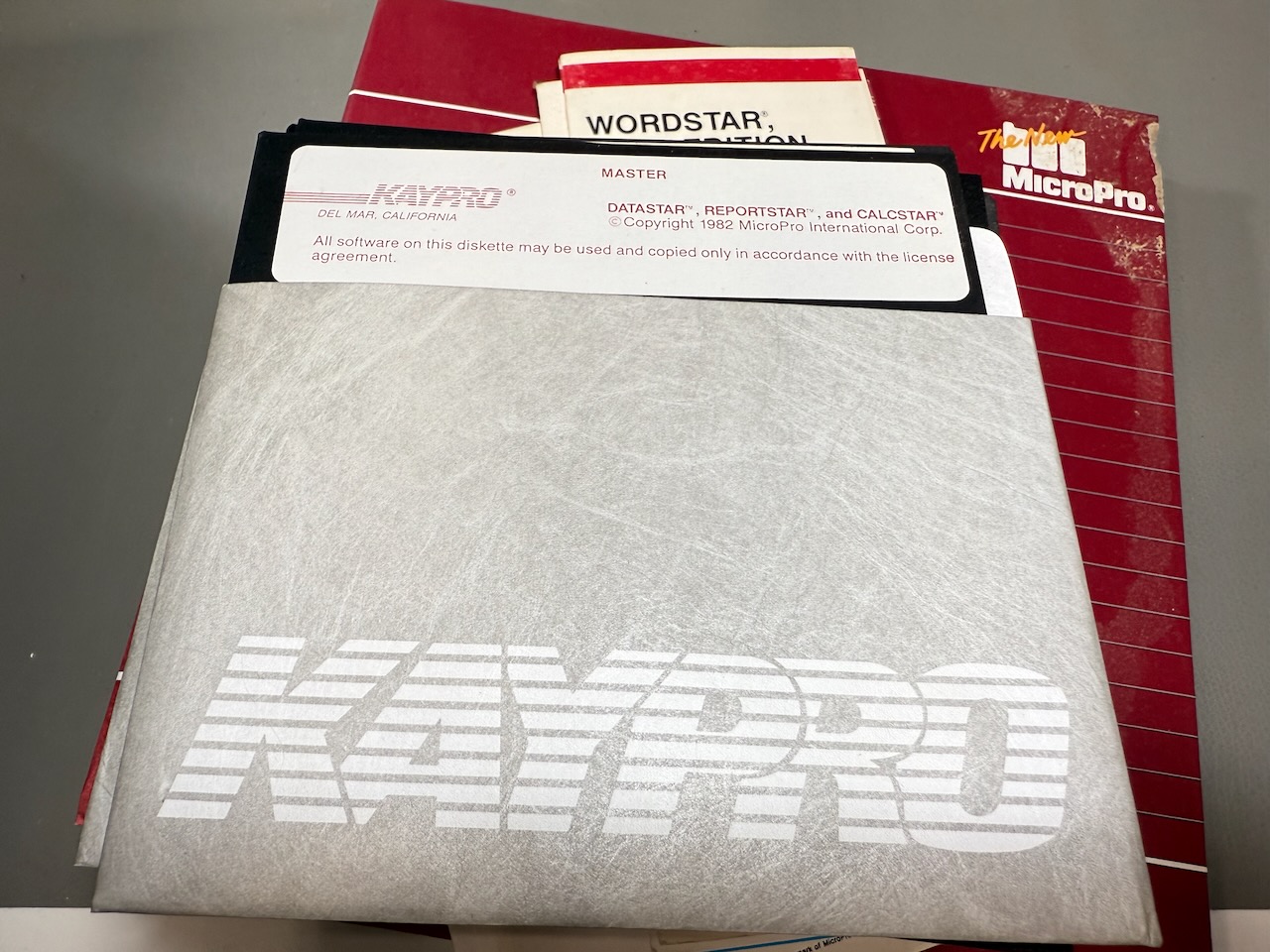 Kaypro Datastar, Reportstar, Calcstar master disks