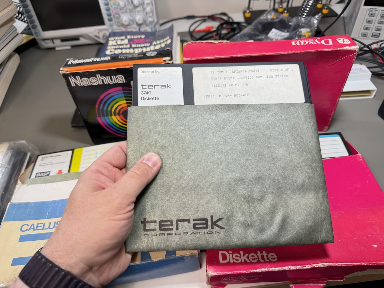 8-inch floppy disks: Terak System Acceptance Tests