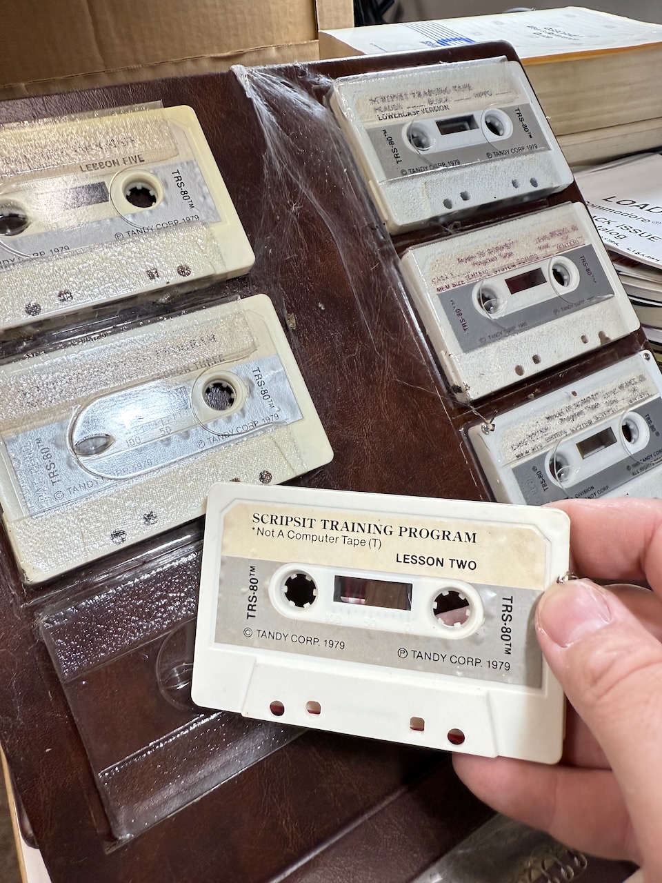 TRS-80 Scripsit Training Program audio tapes
