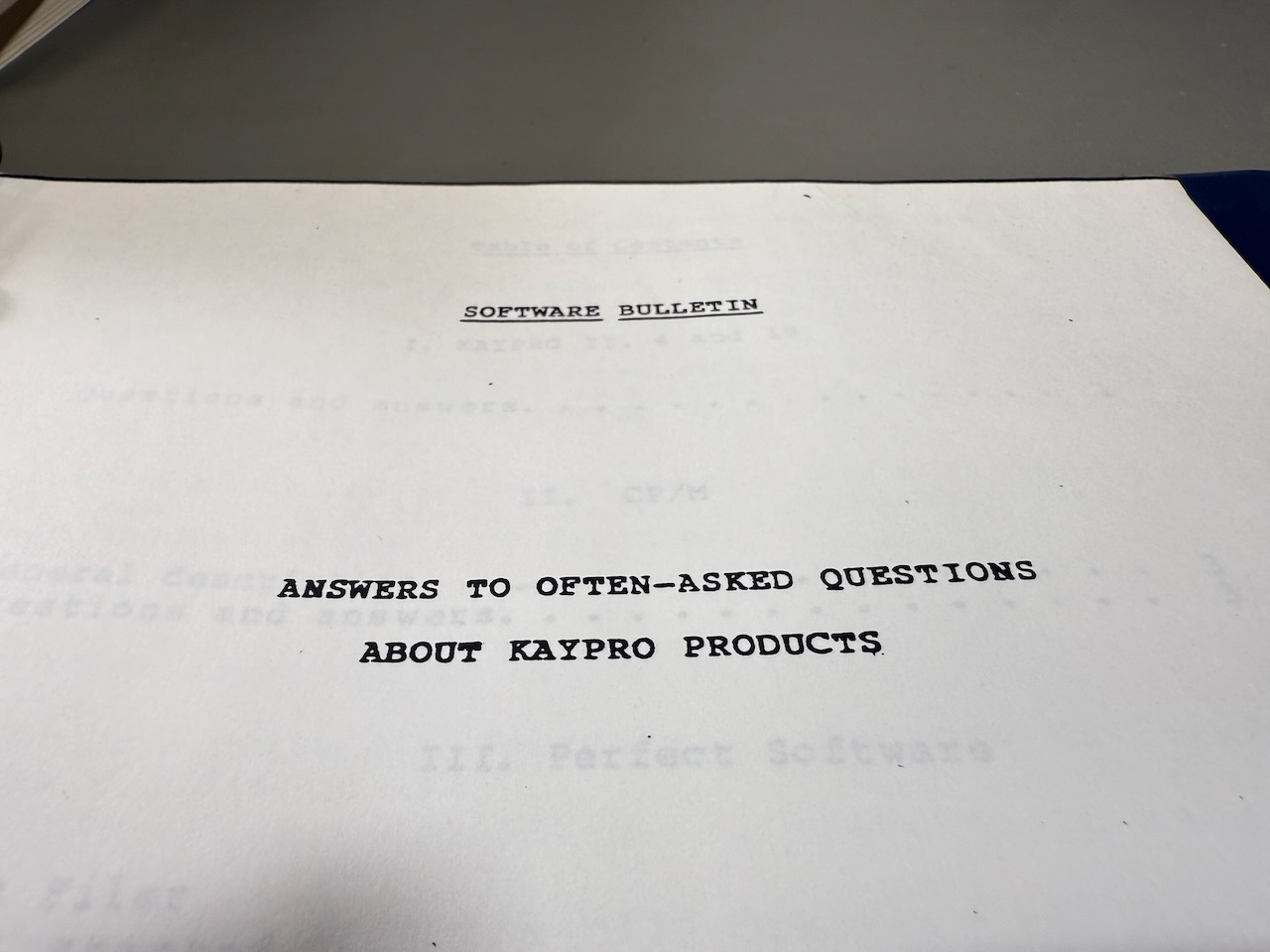 Kaypro Dealer Reference Manual: Answers to Often-asked Questions About Kaypro Products
