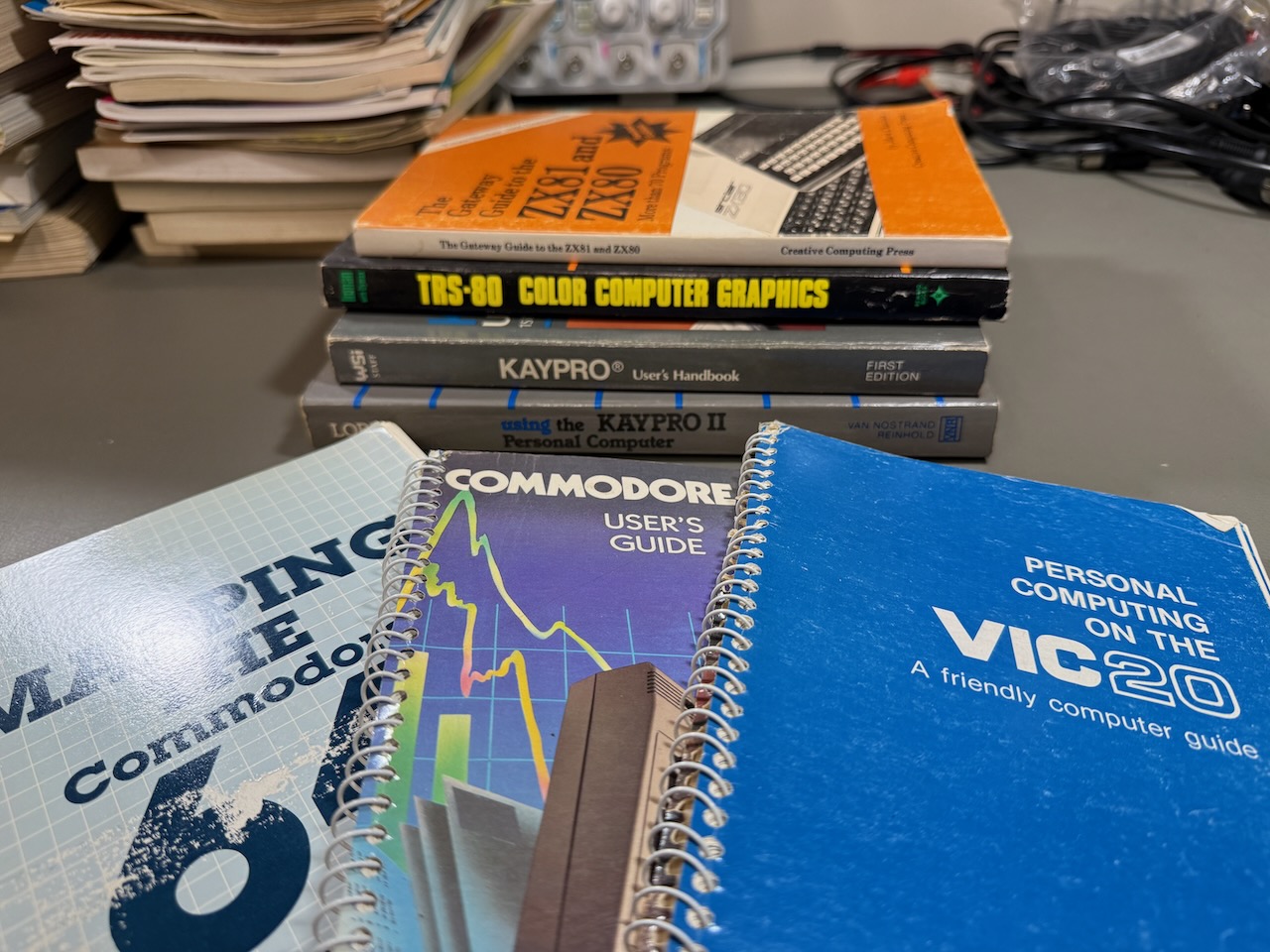 Commodore, Kaypro, and TRS-80 programming books