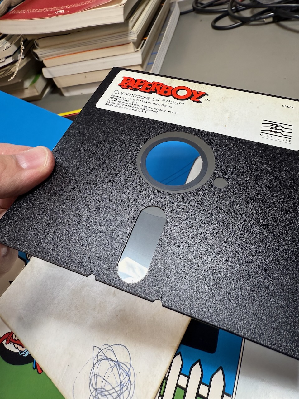 Inspection of the Paperboy disk