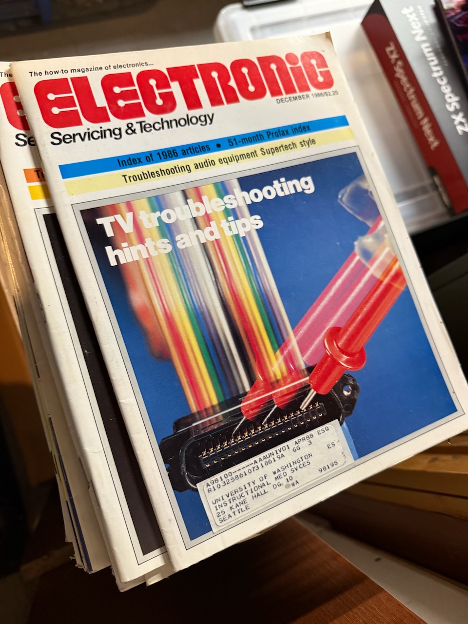 Electronic Servicing and Technology, December 1986
