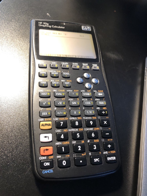 The HP 50g graphing calculator Dan Sanderson