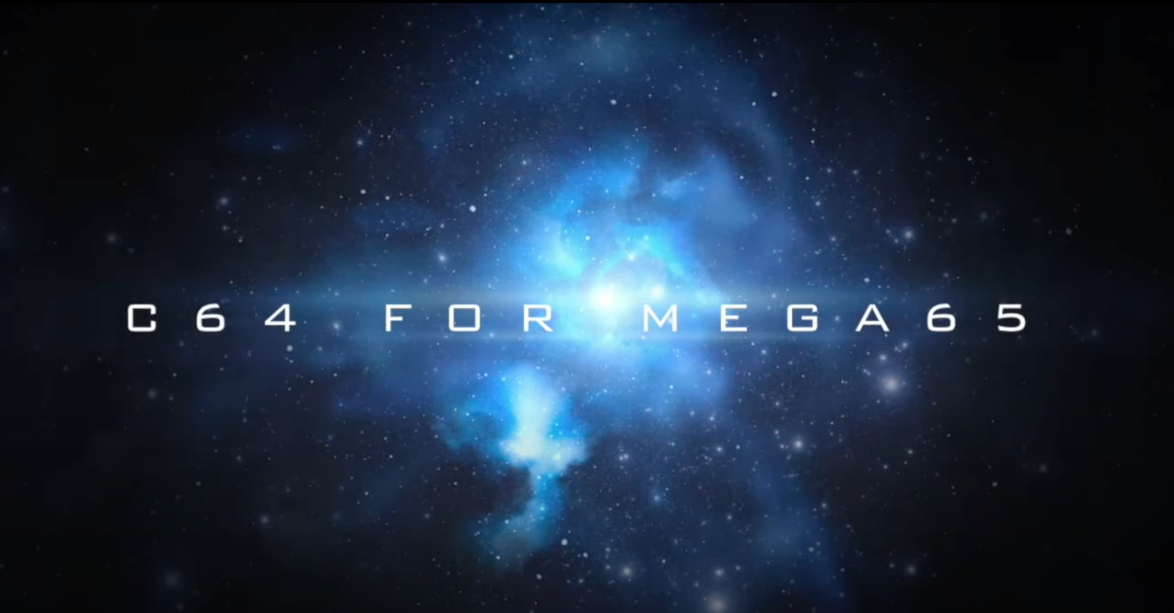 C64 for MEGA65, title image from the release trailer video