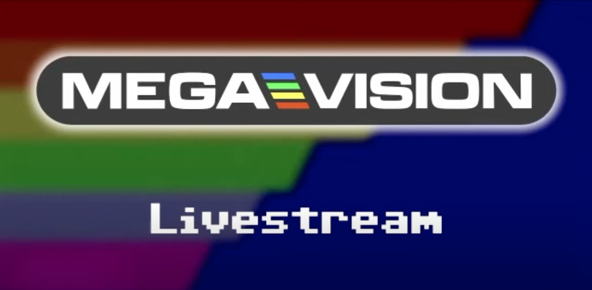 MEGAVision livestream title card