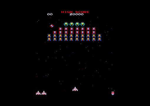 Galaga core for the MEGA65, by muse
