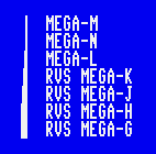 Redundant vertical line PETSCII glyphs on the MEGA65