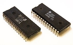 MOS Technology SID chips: the 6581, and the 8580.